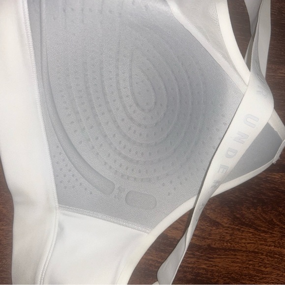 UNDER ARMOUR INFINITY MID 2.0 BRA WHITE SIZE LARGE Fitted - Picture 6 of 11